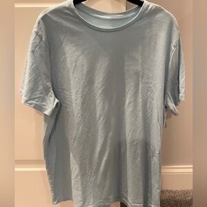 Light blue short sleeve t-shirt size large